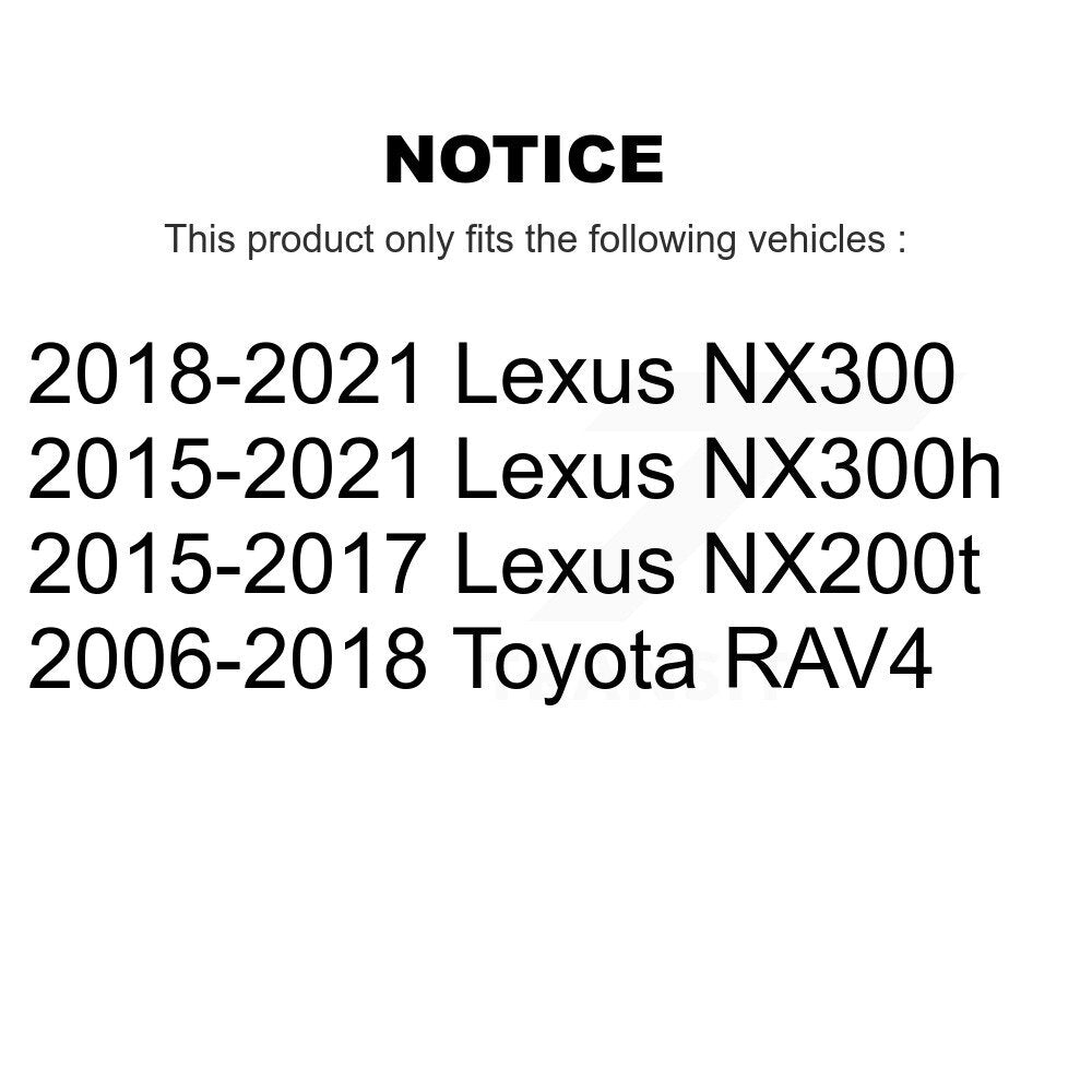 Paire de liens de Suspension arrière, pour Toyota RAV4 Lexus NX300 NX200t NX300h K72-100348