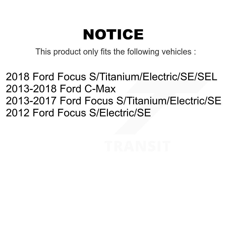 Paire de maillons de suspension arrière pour Ford Focus C-Max K72-100356