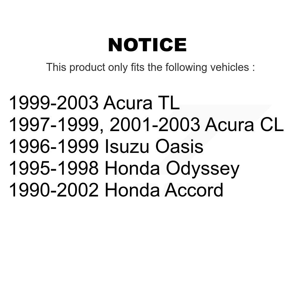 Paire de rotules de Suspension inférieure avant, pour Honda Accord Acura TL CL K72-100538