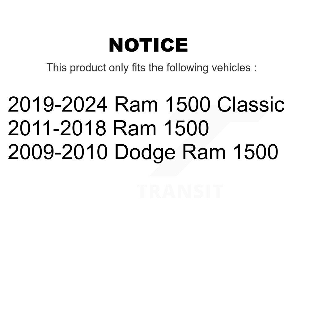 Bras de commande de Suspension supérieure avant et Kit de rotule pour Ram 1500 Classic Dodge