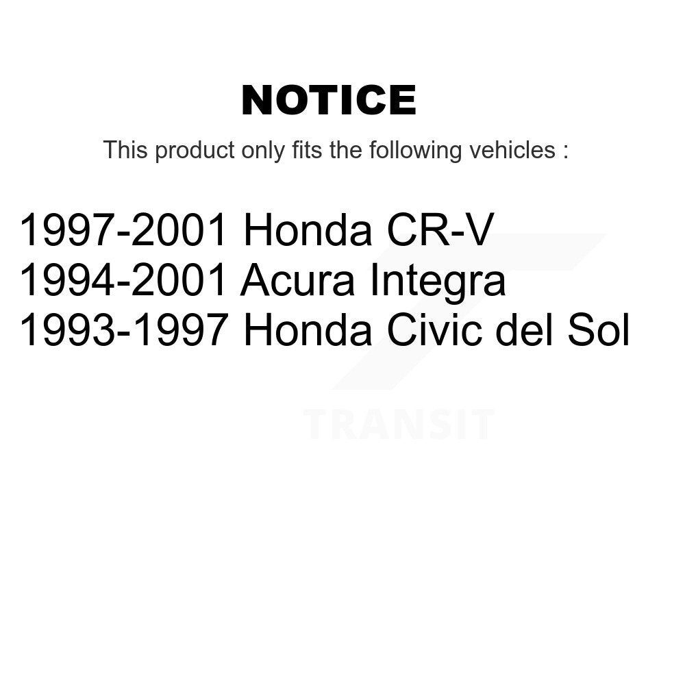 Kit de rotules avant inférieures et supérieures, pour Honda CR-V Acura Integra Civic del Sol