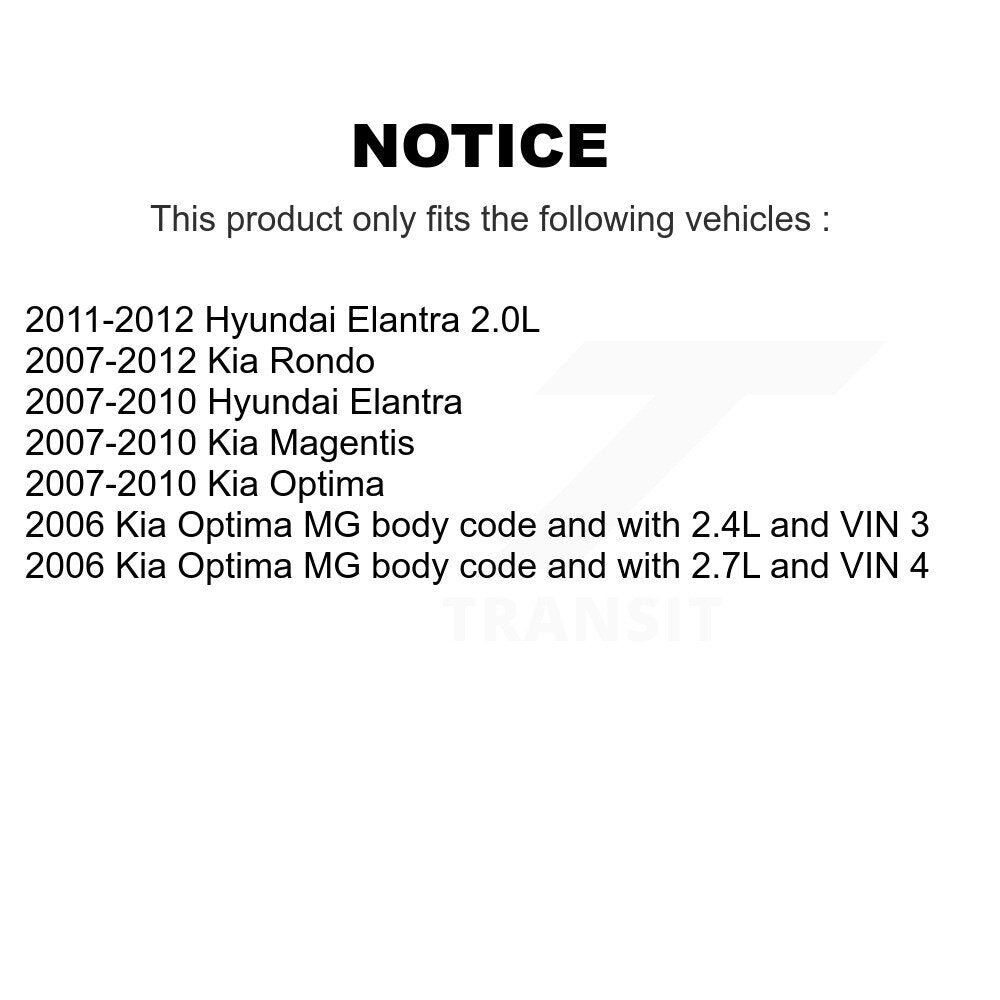 Kit de liaison de Suspension avant et arrière, pour Hyundai Elantra Kia Rondo Optima Magentis