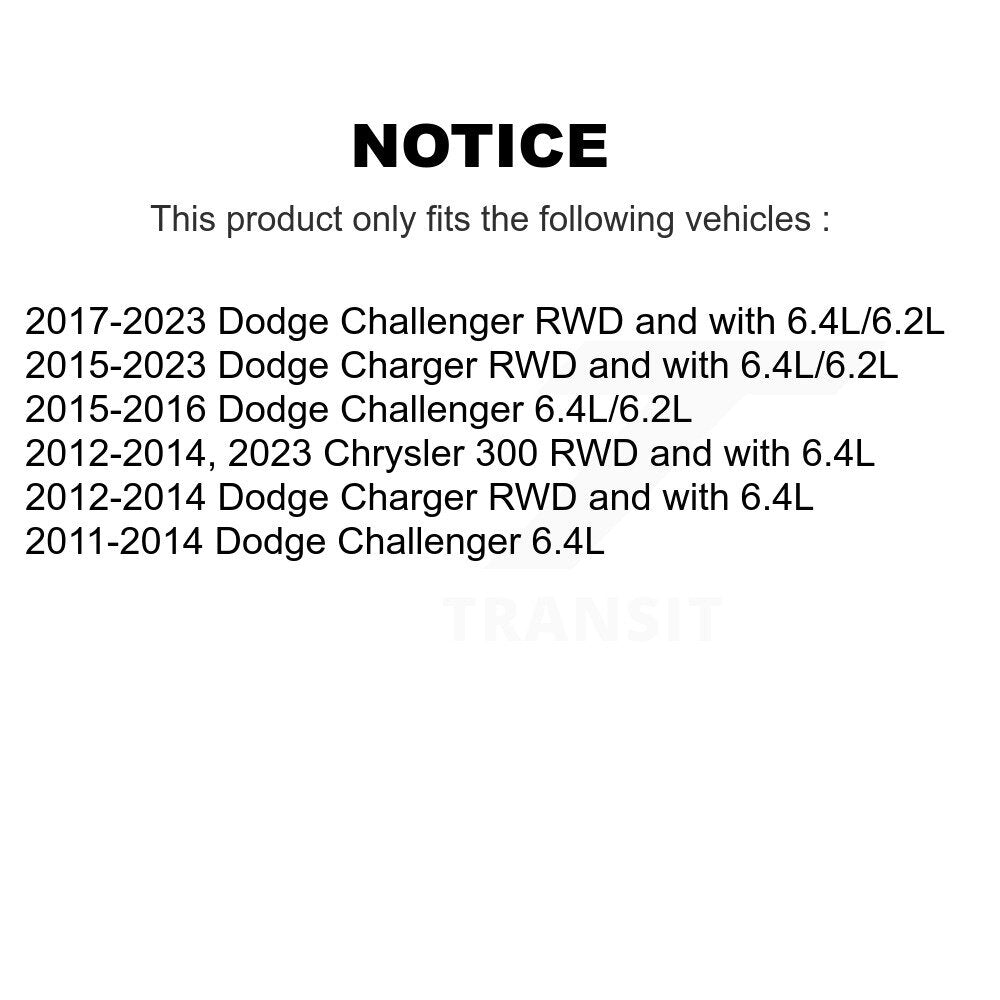 Kit de bras de commande avant et d'extrémité de biellette de direction, pour Dodge Charger Challenger Chrysler 300
