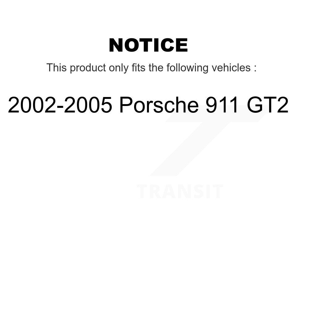 Paire de maillons de suspension avant pour Porsche 911 GT2 2002-2005 K72-101319