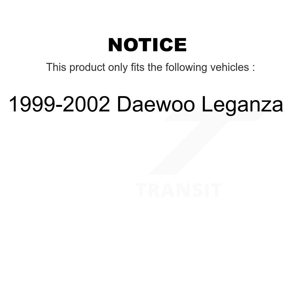 Paire de maillons de suspension arrière pour Daewoo Leganza 1999-2002 K72-101327