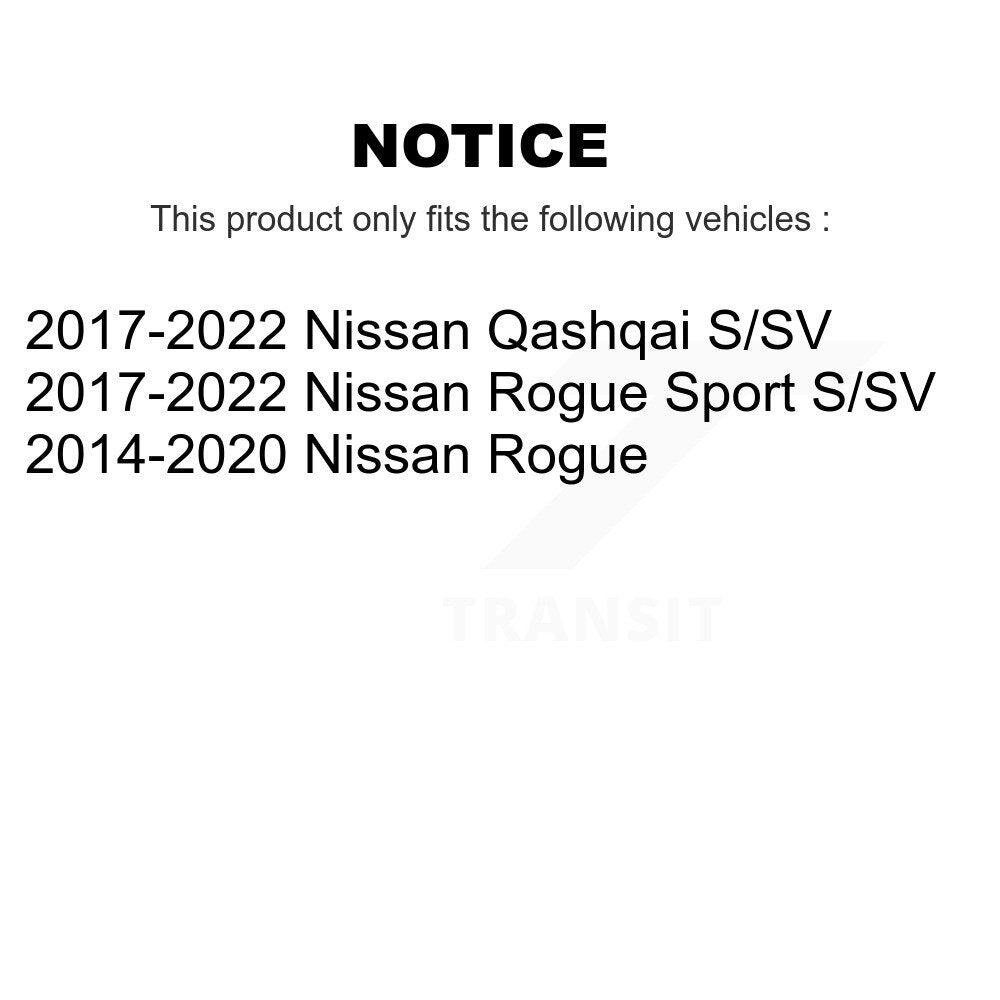 Kit de bras de commande de Suspension avant et d'extrémité de biellette de direction, pour Nissan Rogue Sport Qashqai