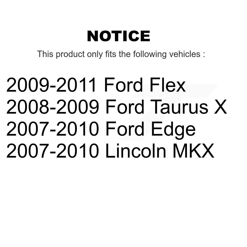 Paire de montage de choc de jambe de force de Suspension avant, pour Ford Edge Flex Lincoln MKX Tauru