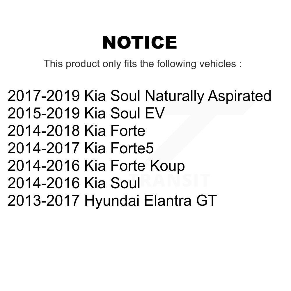Paire de montage de choc de jambe de force de Suspension avant, pour Kia Soul Forte Hyundai Elantra G