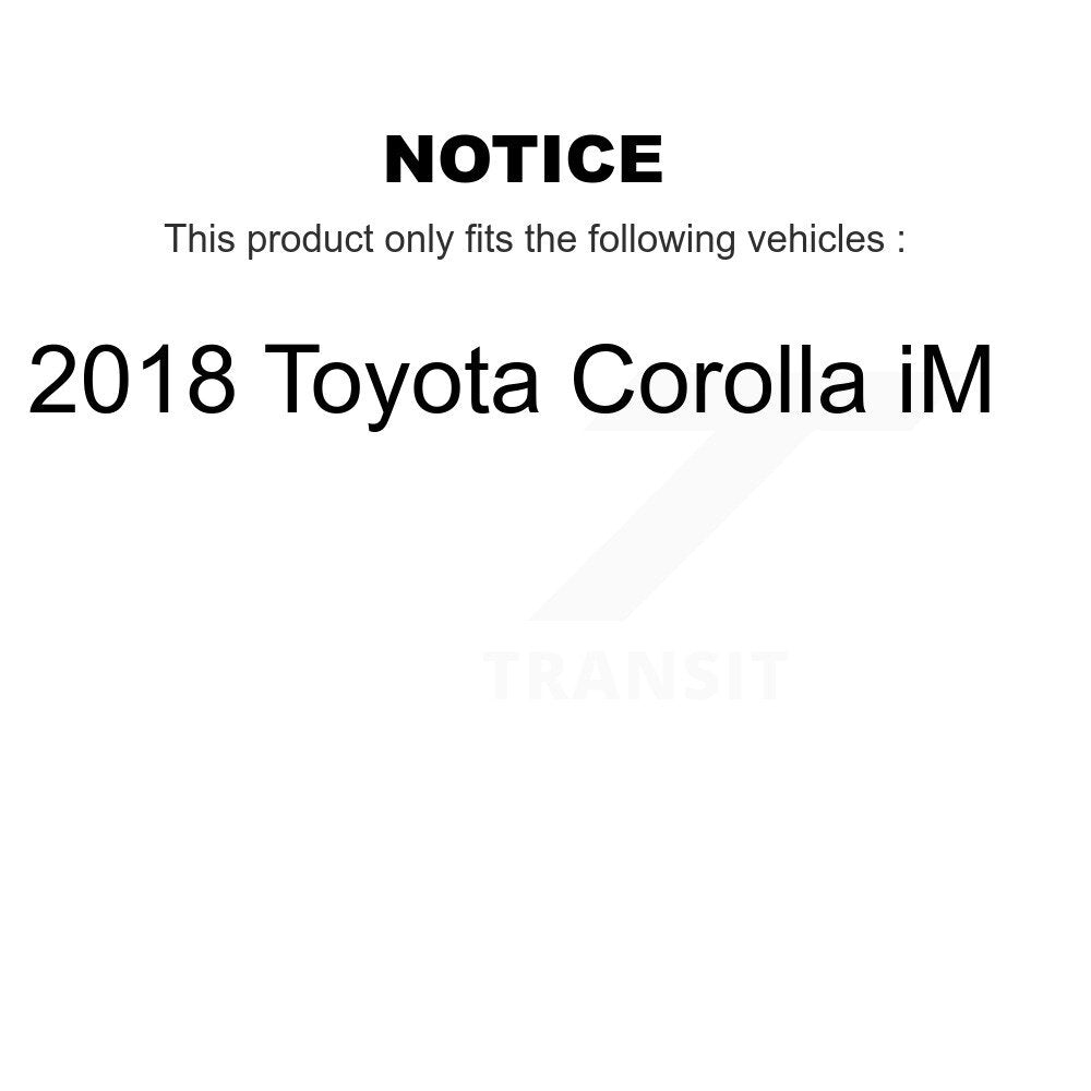 Kit de roulement de roue avant et d'extrémité de biellette de direction pour Toyota Corolla iM 2018 K77-100125
