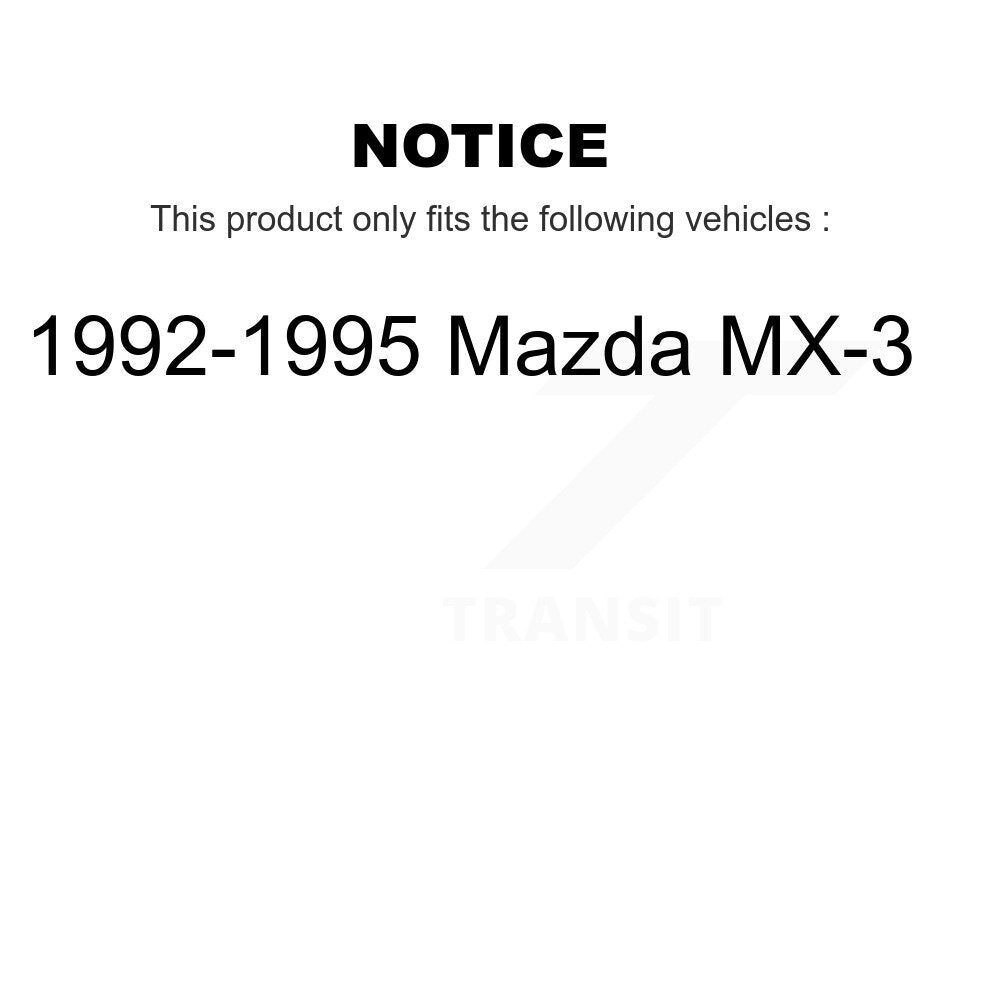 Kit de roulement et de liaison de roue avant pour Mazda MX-3 1992-1995 K77-100473