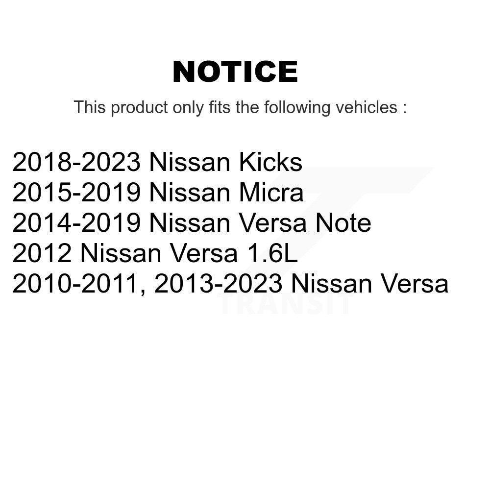 Kit de roulement et de liaison de roue avant pour Nissan kick Micra Versa Note K77-100538