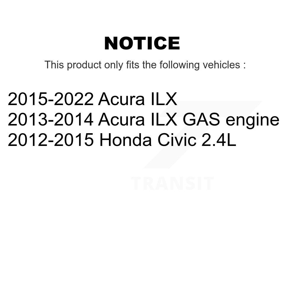 Kit de roulement et de liaison de roue avant pour Honda Civic Acura ILX K77-100551
