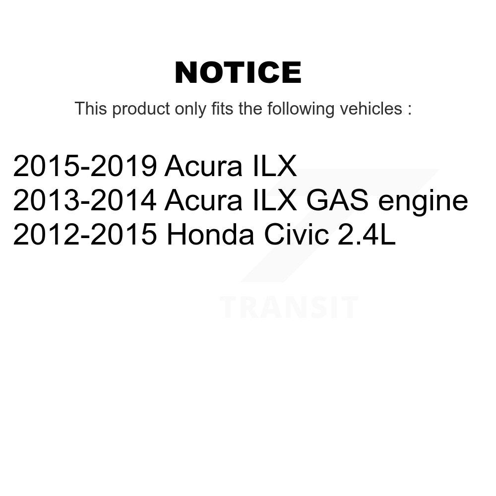 Kit de roulement de roue avant et d'extrémité de biellette de direction pour Honda Civic Acura ILX K77-100552