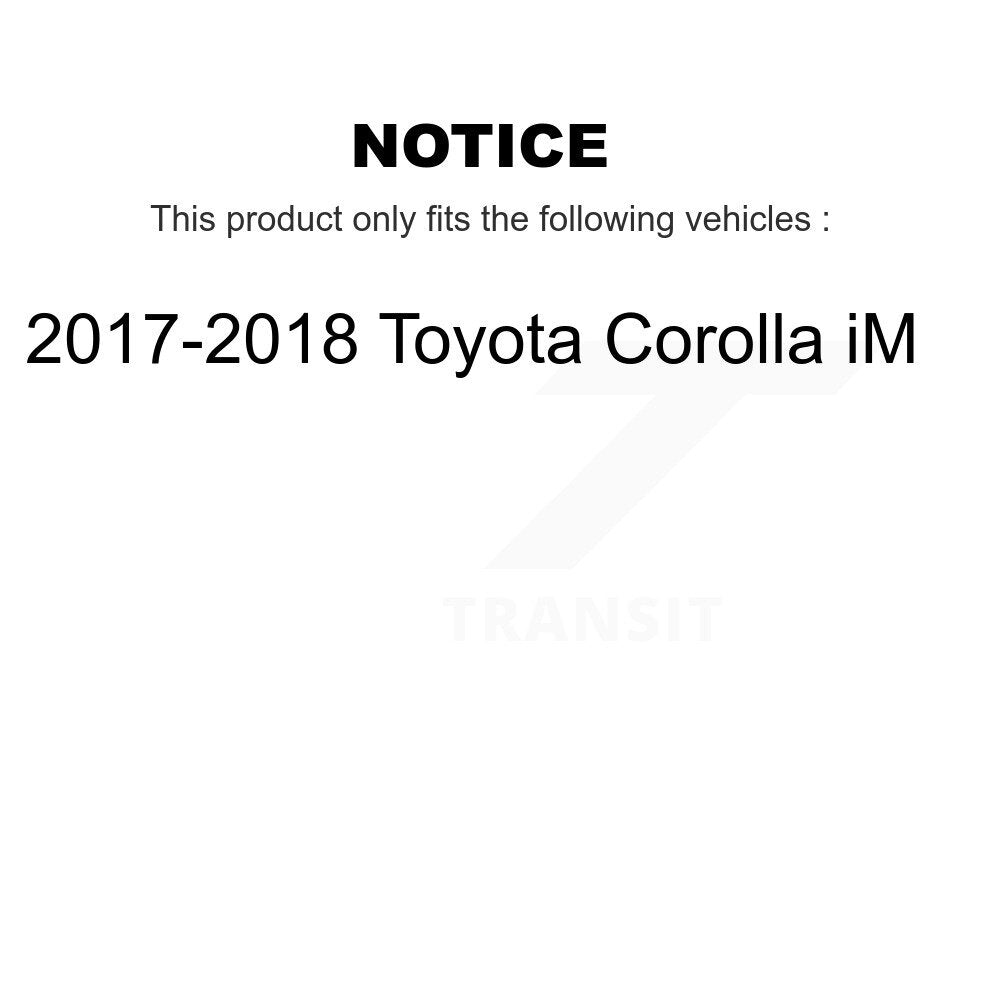 Kit de liaison de barre stabilisatrice de rotule inférieure de roulement avant pour Toyota Corolla i 2017 – 2018