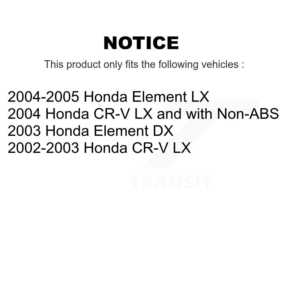 Kit de rotule inférieure et de barre stabilisatrice, roulement avant droit, pour élément Honda CR-V