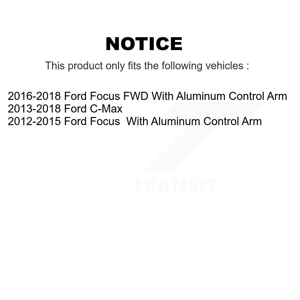 Kit de liaison de biellette de direction extérieure, roulement avant gauche, bras de commande inférieur, pour Ford Focus c-ma