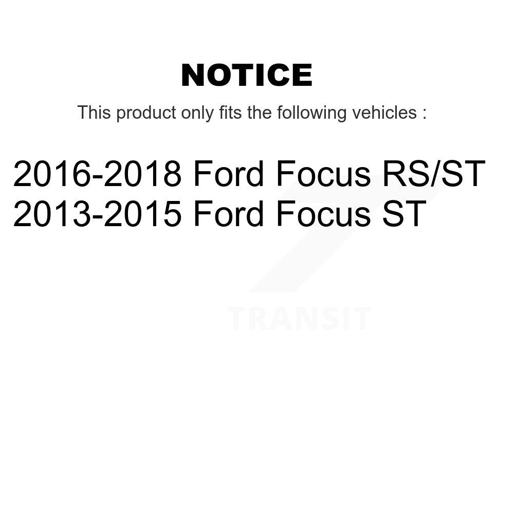 Paire d'amortisseurs de suspension arrière pour Ford Focus K78-100421