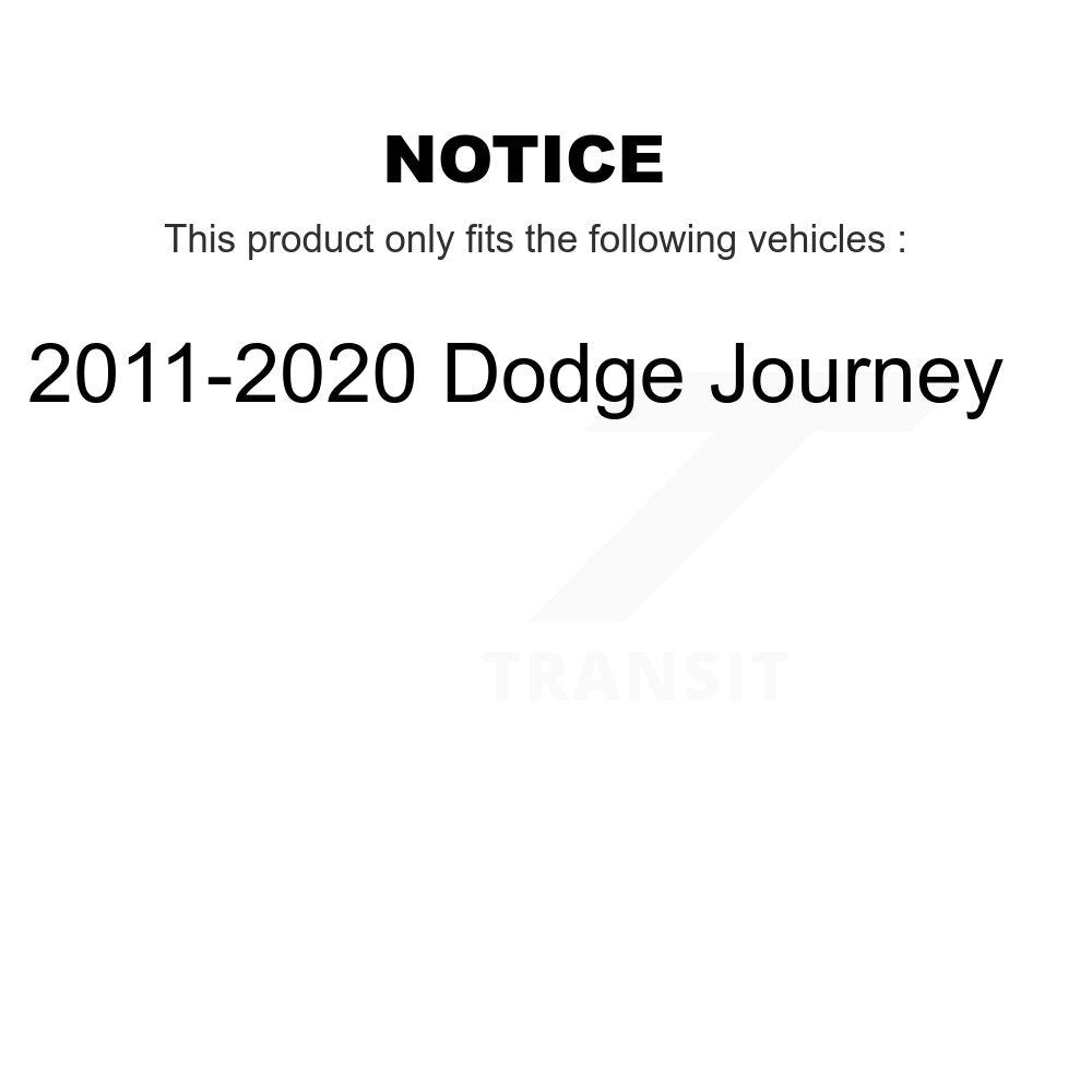 Paire de jambes de suspension arrière pour Dodge Journey 2011-2020 K78-100707