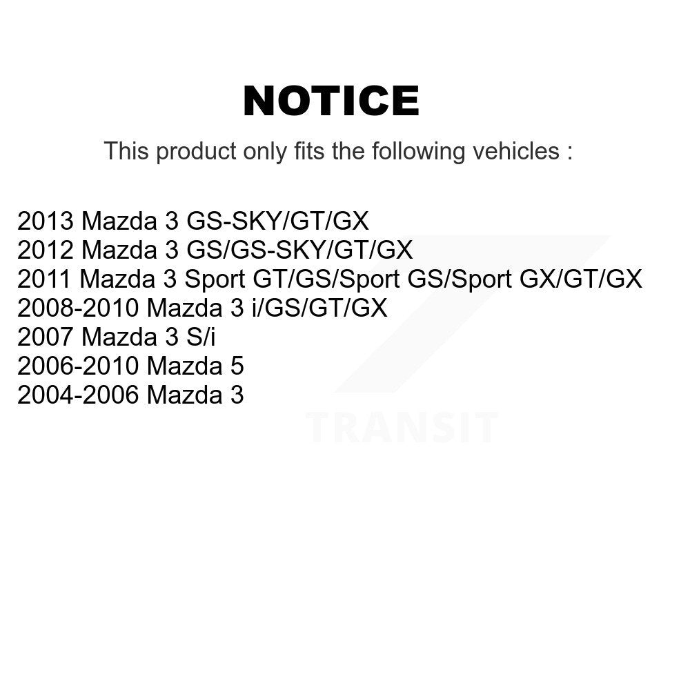 Kit de jambes de suspension avant pour Mazda 3 5 K78-100817