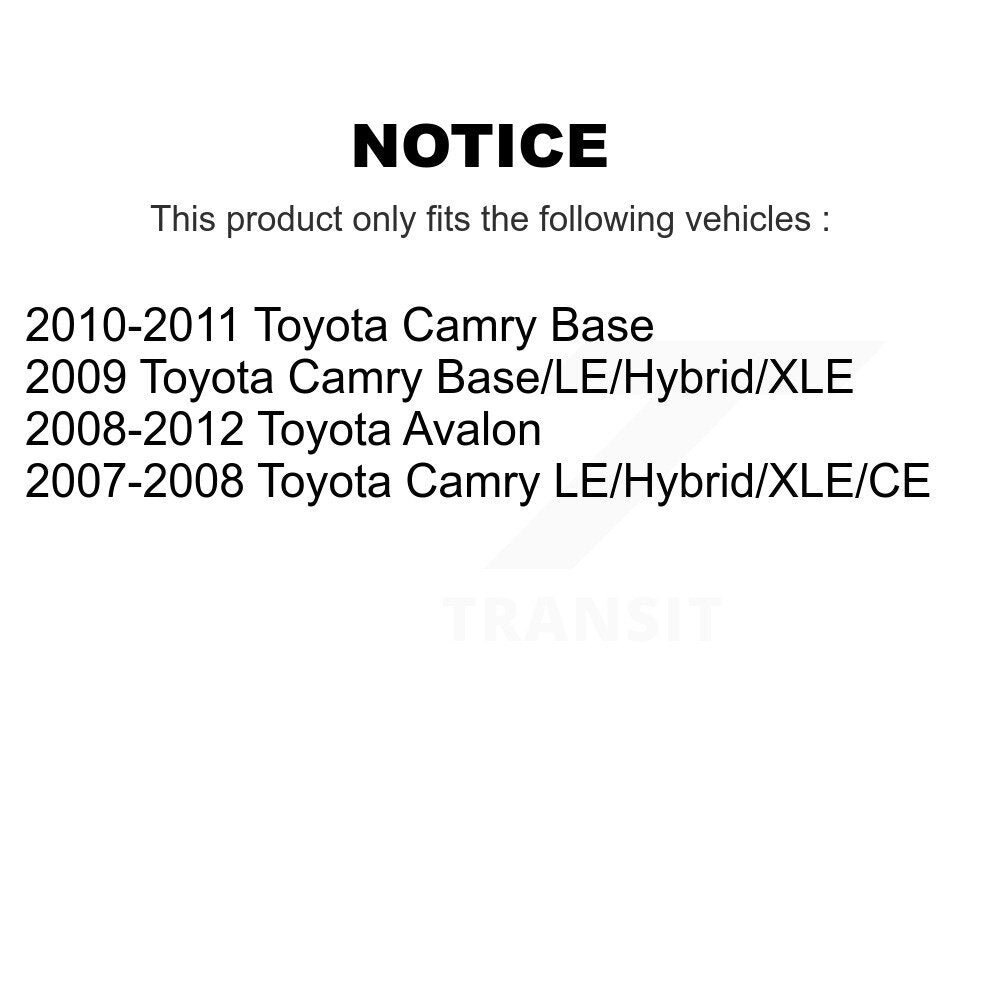 Kit de jambes de suspension arrière pour Toyota Camry Avalon K78-100851