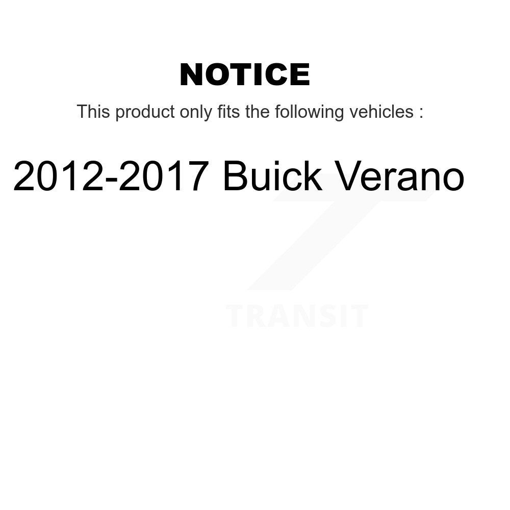 Paire d'amortisseurs de suspension arrière pour Buick Verano 2012-2017 K78-101045