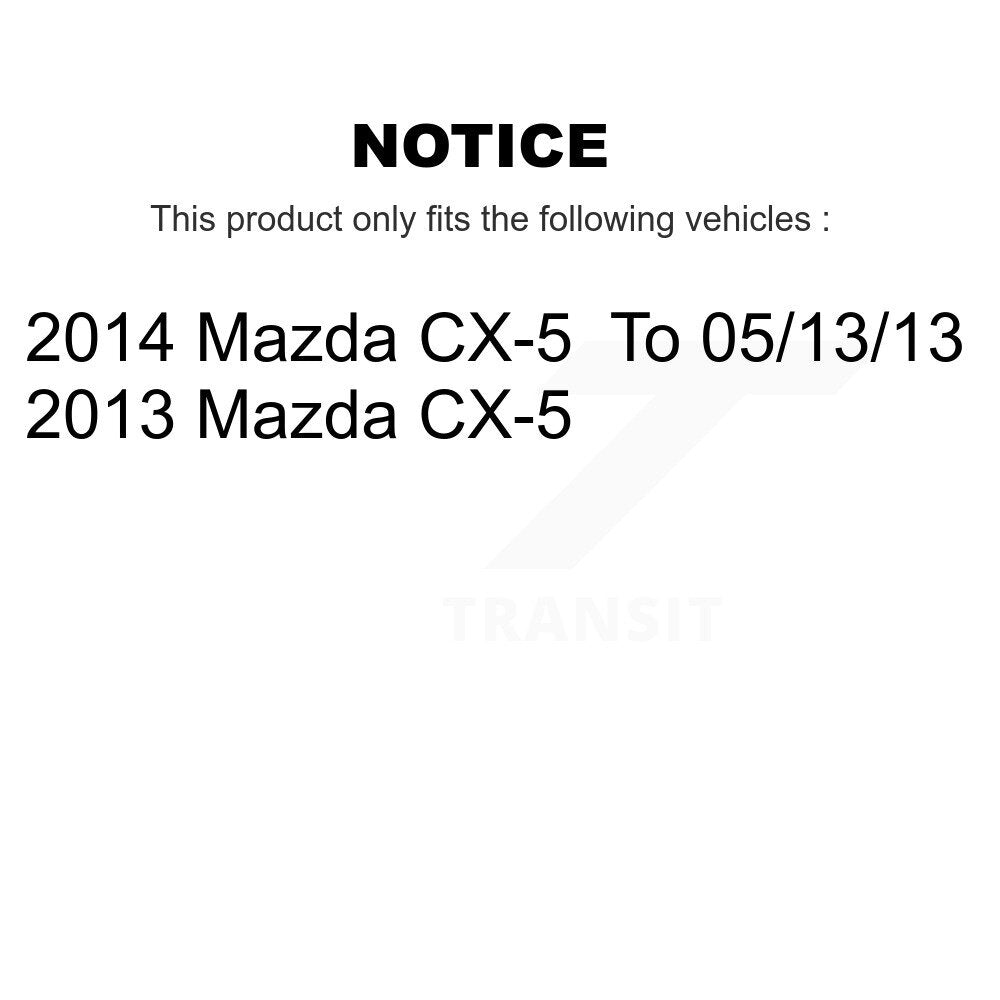 Kit de jambes de suspension et d'amortisseurs avant et arrière pour Mazda CX-5 K78-101048