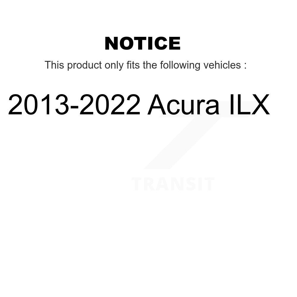Paire d'amortisseurs de suspension arrière pour Acura ILX 2013-2022 K78-101089
