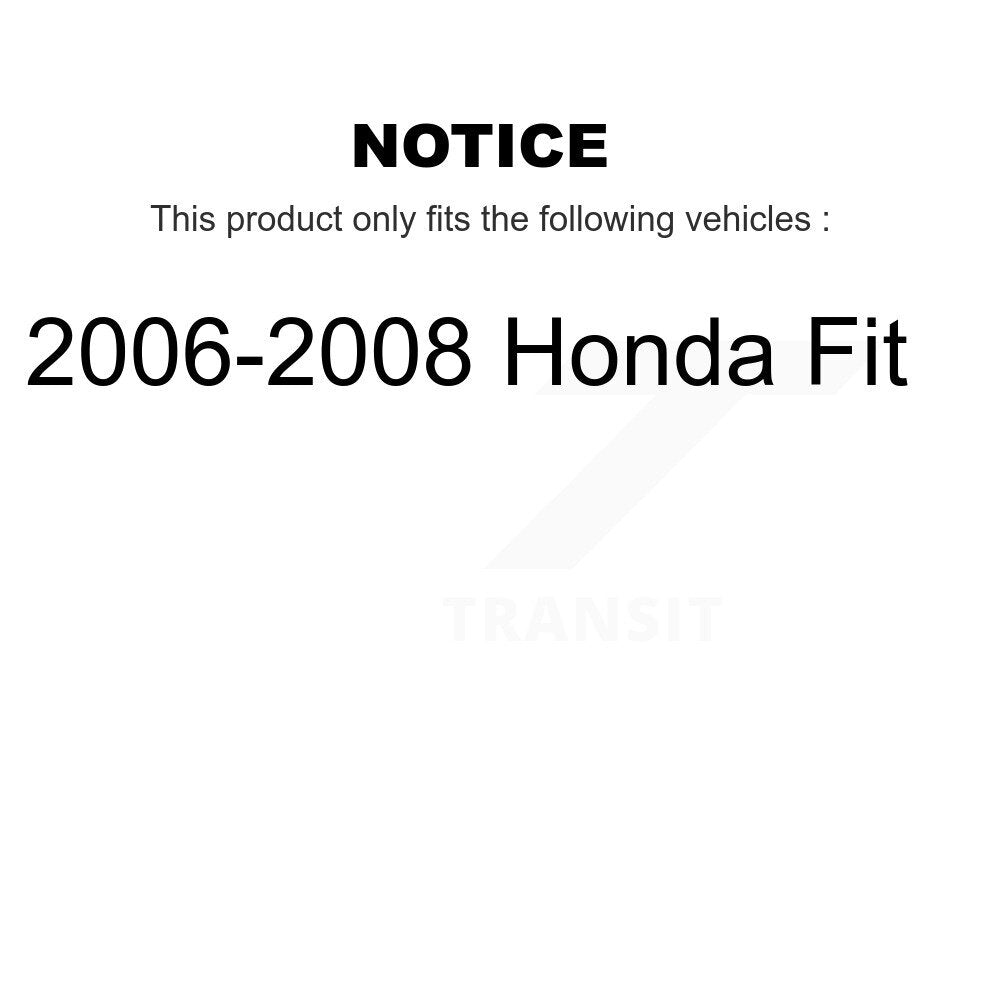 Kit complet d'assemblage de jambes de force et de ressorts hélicoïdaux pour Honda Fi 2006 – 2008