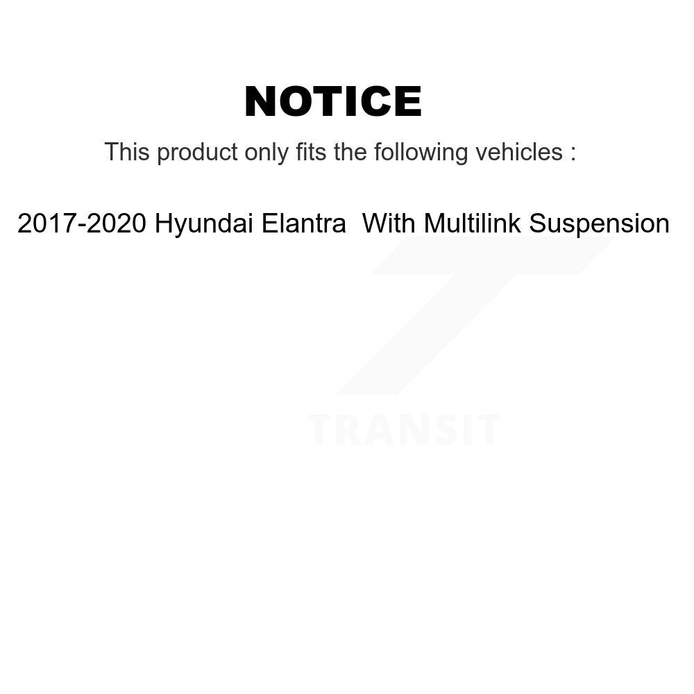 Kit d'assemblage de matériel de tambour de frein arrière et de roulement de moyeu de roue pour Hyundai Elantra