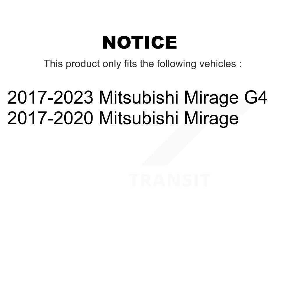 Cylindres de roue arrière et kit de roulement pour Mitsubishi Mirage G4 K7D-101847