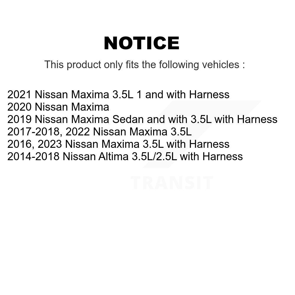 Kit de roulement de moyeu de roue avant et capteur ABS pour Nissan Altima Maxima K7S-100206