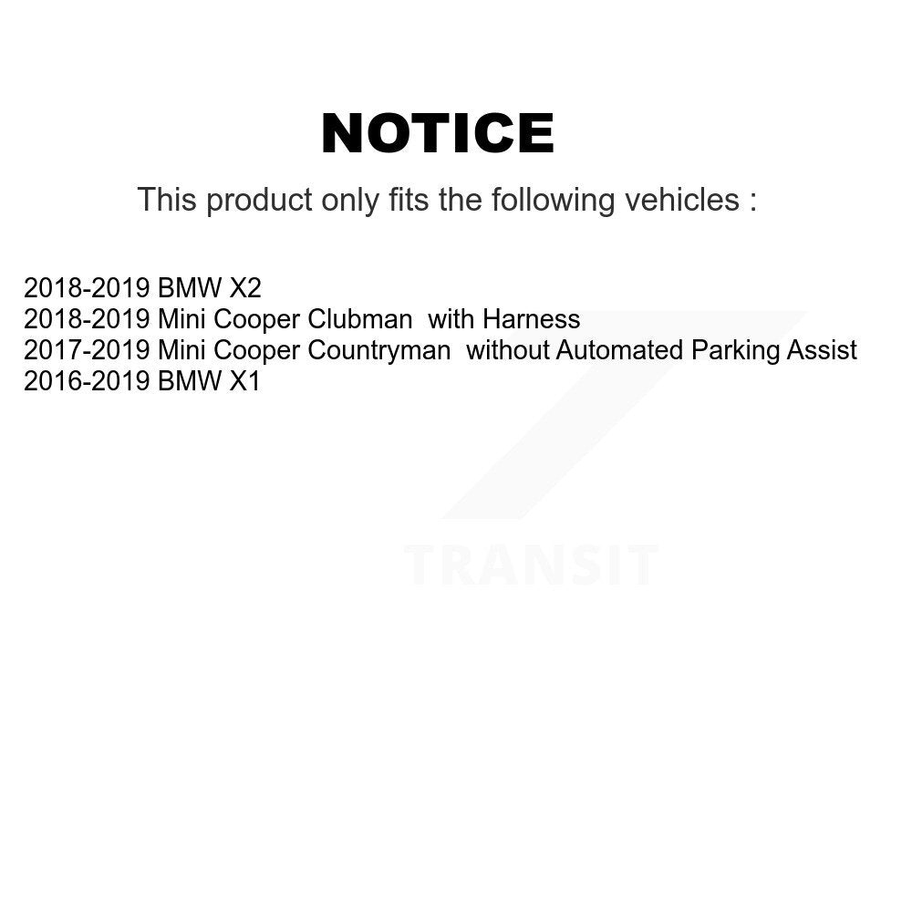 Kit de capteur de roulement de moyeu de roue avant, pour BMW X1 Mini Cooper Countryman X2 Clubman