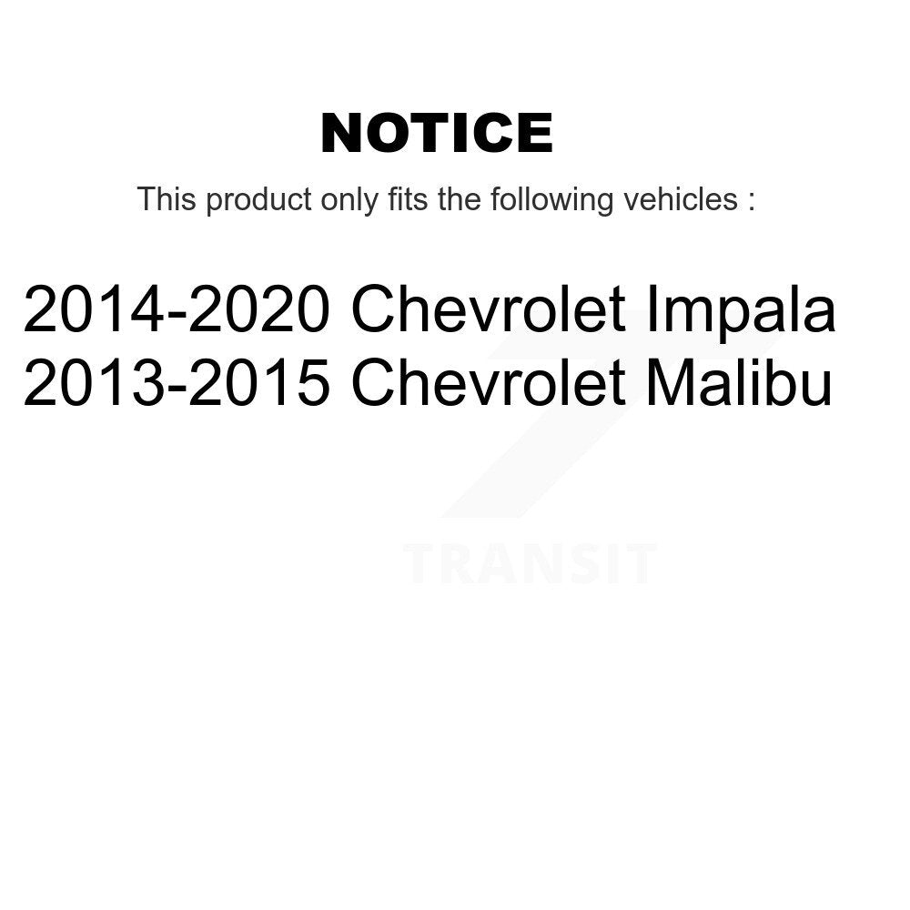 Kit de roulement de moyeu de roue arrière et capteur ABS pour Chevrolet Malibu Impala K7S-10073