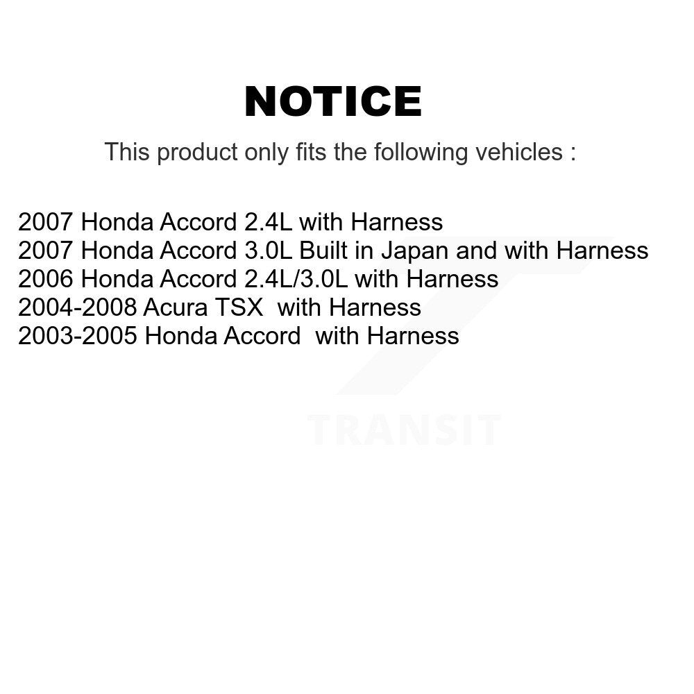 Kit de roulement de roue avant et capteur ABS pour Honda Accord Acura TSX K7S-102477