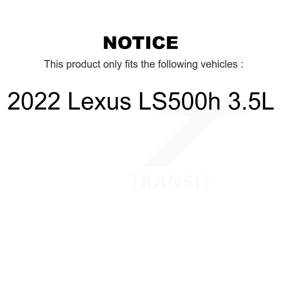 Kit de roulement de moyeu de roue arrière et de capteur ABS pour Lexus LS500h 3,5 l 2022 K7S-103351