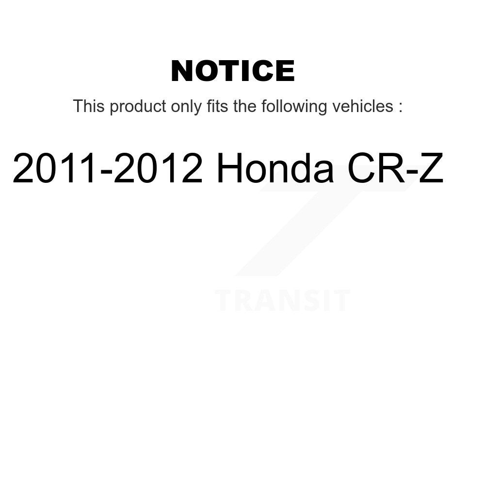 Kit de roulement de roue avant et d'extrémité de biellette de direction pour Honda CR-Z 2011-2012 K7T-100062