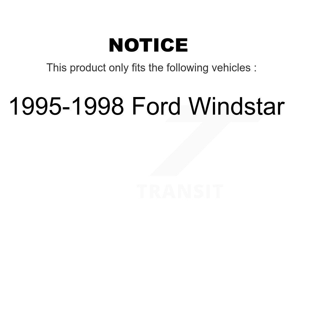 Kit de roulement de roue avant et d'extrémité de biellette de direction pour Ford Windstar 1995-1998 K7T-100068