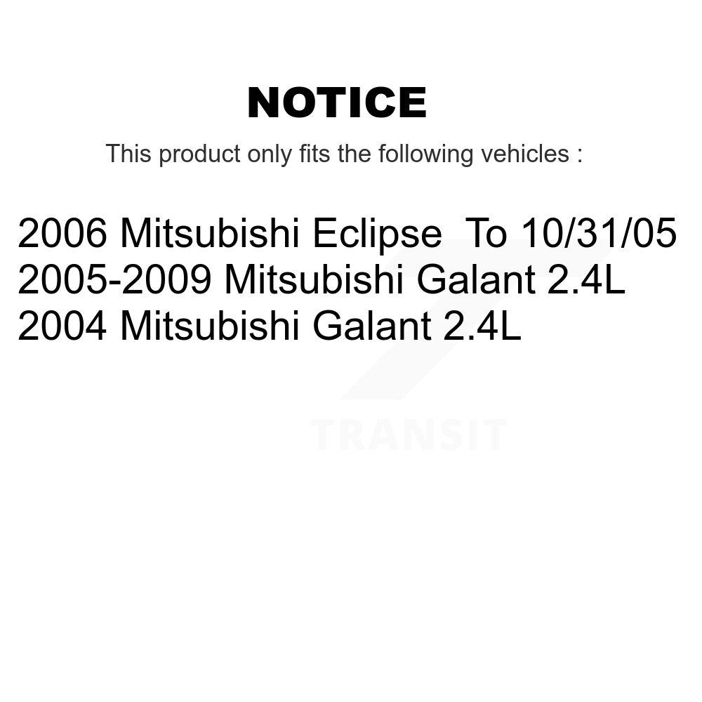 Kit de roulement de roue avant et d'extrémité de biellette de direction pour Mitsubishi Galant Eclipse K7T-10018