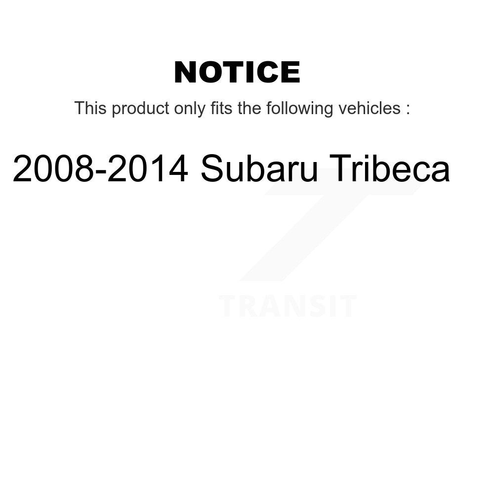 Kit de roulement de roue avant et d'extrémité de biellette de direction pour Subaru Tribeca 2008-2014 K7T-100215