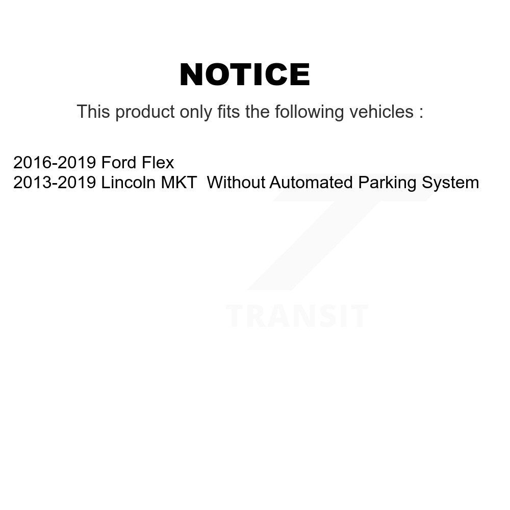 Kit de roulement de roue avant et d'extrémité de biellette de direction pour Ford Flex Lincoln MKT K7T-100226