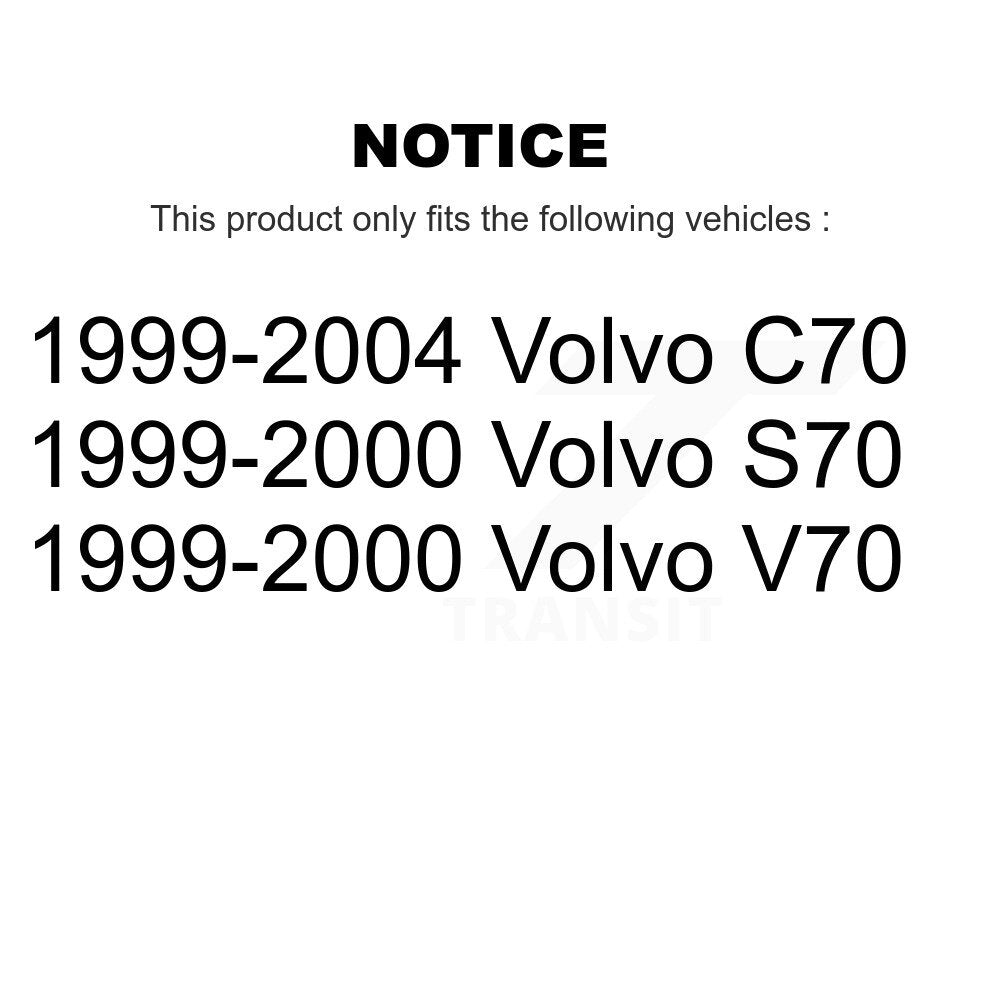 Ensemble de roulement de moyeu avant et Kit de liaison pour Volvo S70 C70 V70 K7T-100508