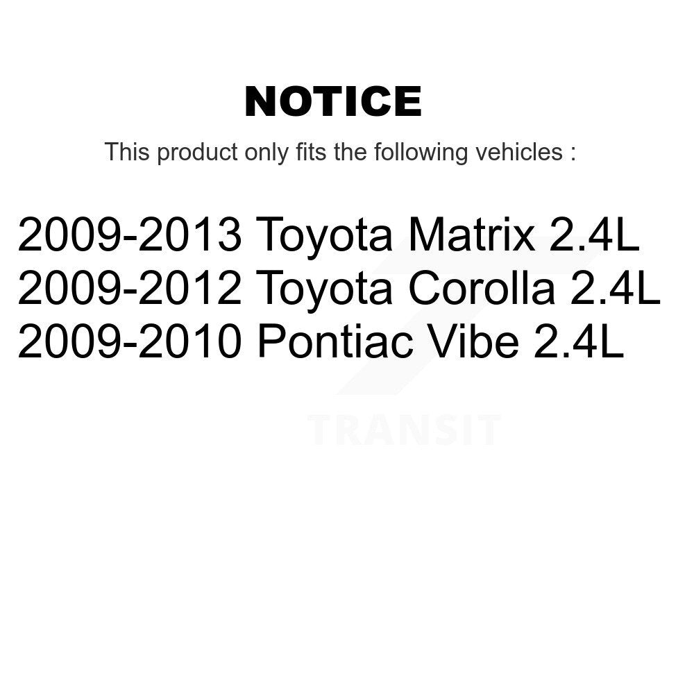 Kit de roulement et de liaison de roue avant, pour Toyota Corolla Matrix Pontiac Vibe 2,4 l