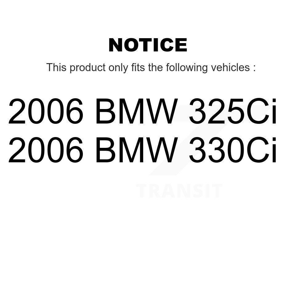 Bras de commande inférieur à roulement avant gauche avec Kit BJ & Link pour BMW 325Ci 330C 2006