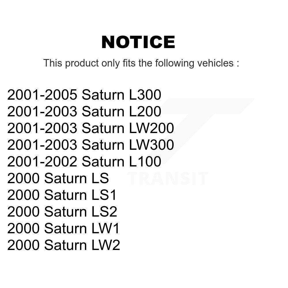 Kit de liaison de rotule inférieure de roulement avant, pour Saturn L200 L300 L100 LW200 LS1 LS2