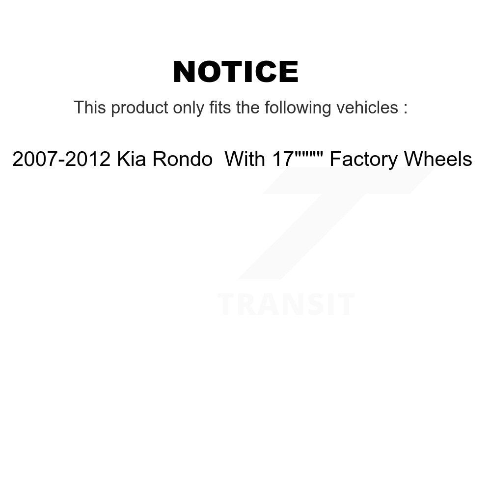 Kit de liaison de biellette de direction, roulement de roue avant droit, rotule inférieure (5 pièces) pour Kia Rondo