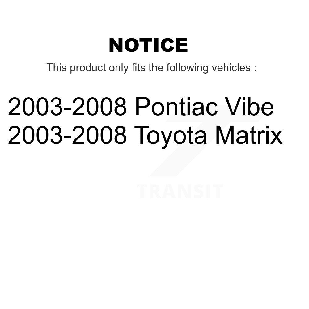Kit de liaison de biellette de direction extérieure, roulement avant inférieur, Joint à rotule, pour Toyota Matrix Pontiac