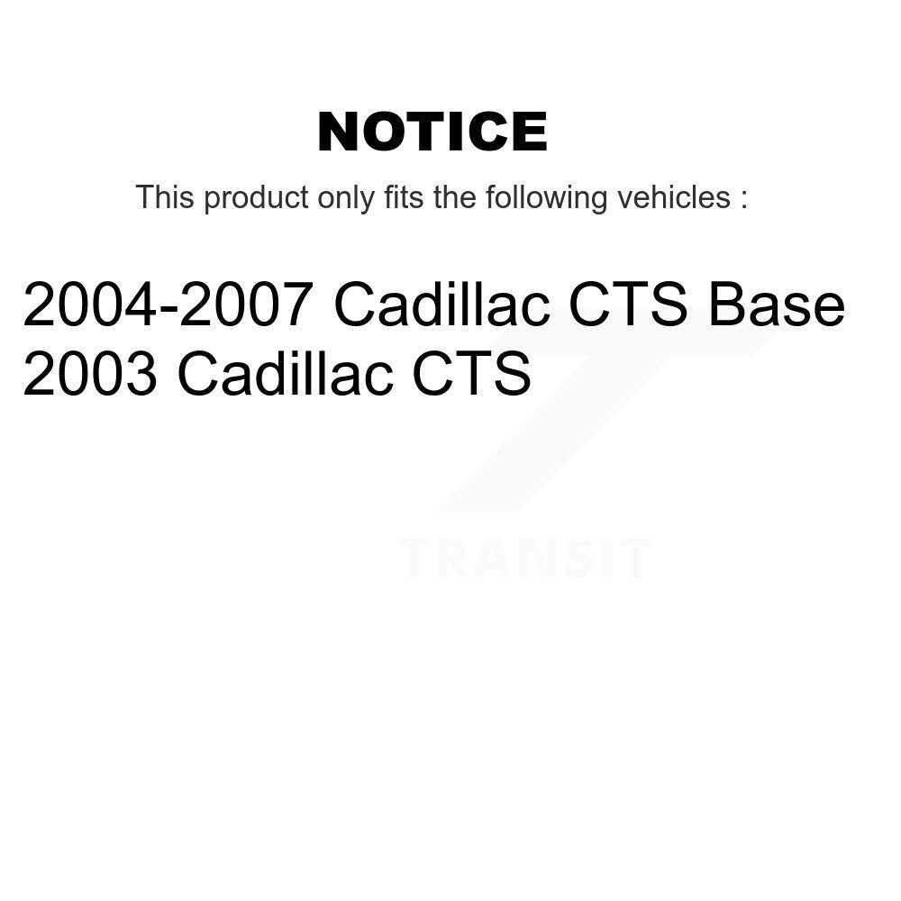 Kit de liaison de biellette de direction extérieure, roulement de moyeu avant droit, Joint à rotule inférieur pour Cadillac CT