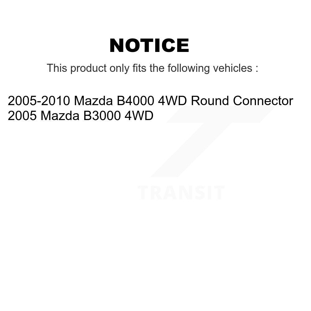 Kit de liaison de biellette de direction extérieure, roulement avant inférieur, Joint à rotule inférieur, pour Mazda B4000 B3000 4WD