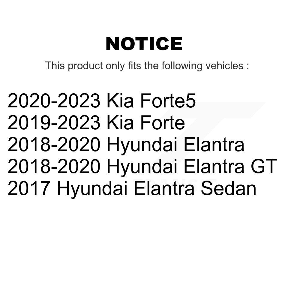 Kit de liaison de rotule inférieure de roulement avant, pour Hyundai Elantra Kia Forte Forte5 GT