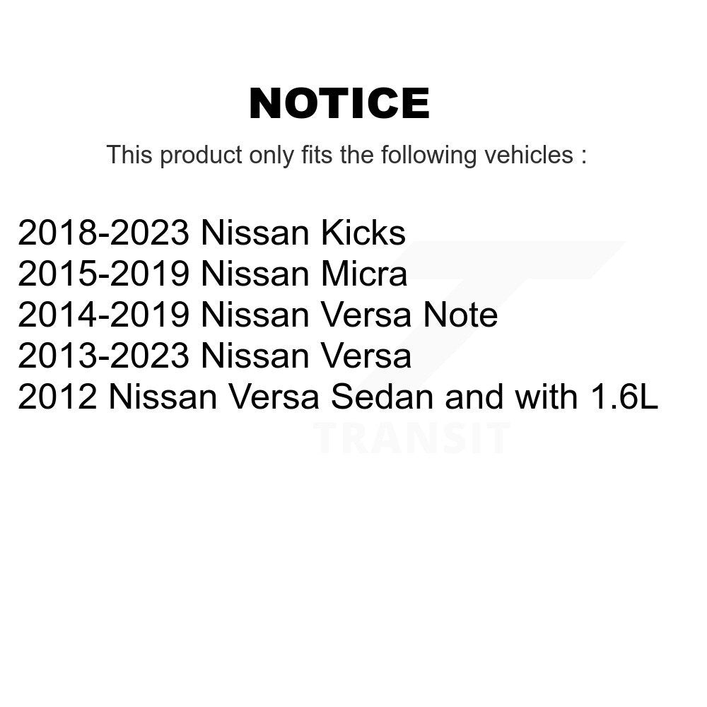 Kit de liaison de rotule inférieure de roulement de roue avant, pour Nissan kick Micra Versa Note